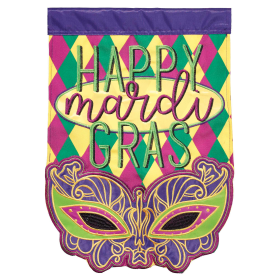 Flag Mardi Gras Mask 29x42