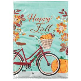 Flag Happy Fall Bicycle 29x42
