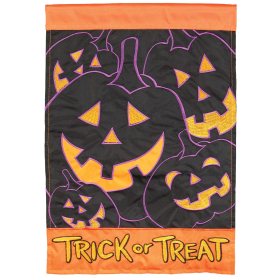 Flag Trick Or Treat Jackolanterns 29x42