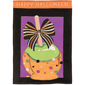 Flag Candy Apple Happy Halloween 29x42