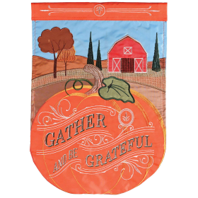 Flag Gather And Be Grateful 29x42
