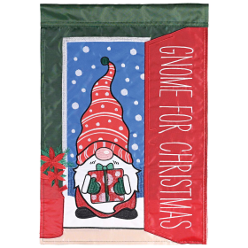 Flag Gnome For Christmas 13x18