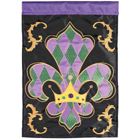 Flag Regal Fleur De Lis 13x18