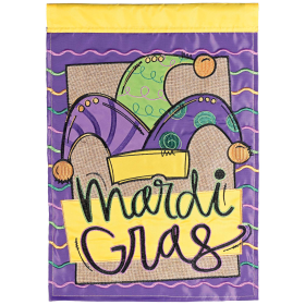 Flag Mardi Gras Jester Hat 13x18