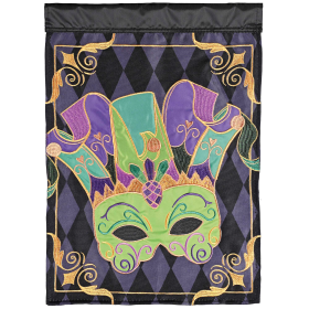 Flag Regal Mardi Gras Mask 13x18