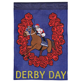 Flag Derby Day Garland Of Roses 13x18