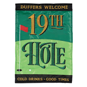 Flag 19th Hole 13x18