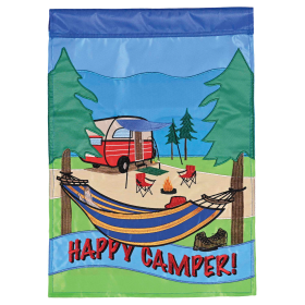 Flag Happy Camper 13x18