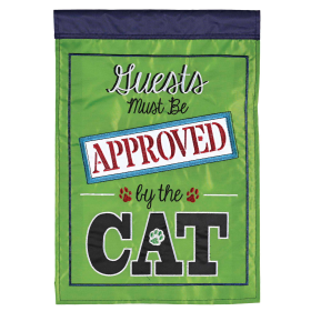Flag Guest Must Be Approved By Cat 13x18