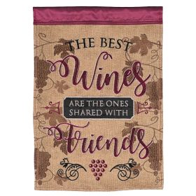 Flag Wines Shared With Friends 13x18