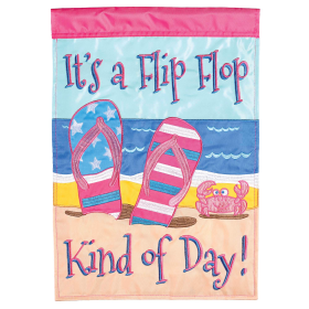 Flag Flip Flop Kind Of Day 13x18
