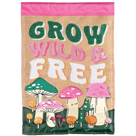 Flag Mushrooms Grown Wild & Free 13x18