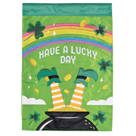 Flag Have A Lucky Day 13x18