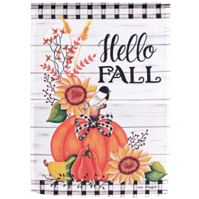 Flag Hello Fall Pumpkin 30x44