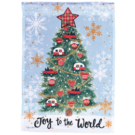 Flag Camper Joy To The World 13x18