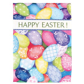 Flag Eggs Happy Easter 13x18