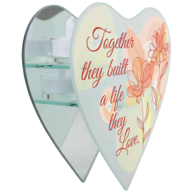 Glass Wall Tealight Together They Built