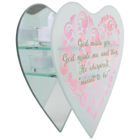 Glass Wall Tealight God Made You