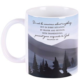 Mug Ceramic Do Not Be Anxious Phil. 4:6