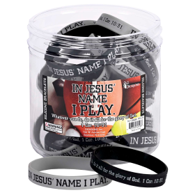 Bracelet Silicone In Jesus Name I Play