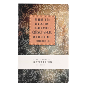 Notetakers Thanks With A Grateful Heart