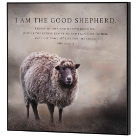 Wall Plaque I Am The Good Shepherd 12x12