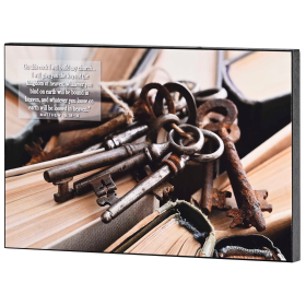Wall Plaque Keys To Life Matthew 16:19