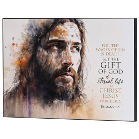 Wall Plaque Wages Of Sin Is Death 14x10
