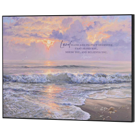 Wall Plaque Lord Bless And Protect 16x12