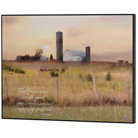 Wall Plaque Trust In The Lord And 16x12
