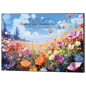 Wall Plaque Great Is His Faithfulness