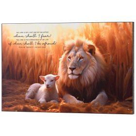Wall Plaque Lion And The Lamb