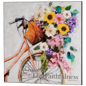 Wall Plaque Thy Faithfulness 20x20