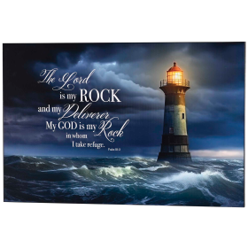 Wall Plaque The Lord Is My Rock