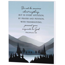 Wall Plaque Do Not Be Anxious Phil. 4:6
