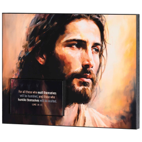 Stacked Wall Plaque For All Luke 14:11