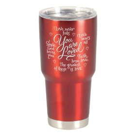 Tumbler You Are Loved Red