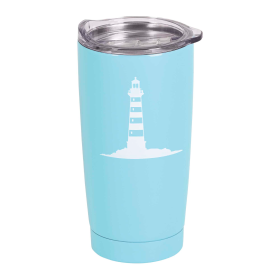 Tumbler Lighthouse John 12:46 Teal 20 Oz