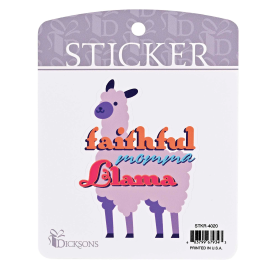 Sticker Faithful Momma Llama