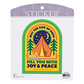 Sticker Tent May The God Of Hope Fill