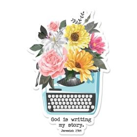 Sticker God Writing My Story Jer. 29:11