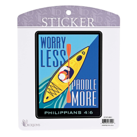 Sticker Kayak Worry Less Phil. 4:6