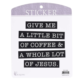 Sticker Coffee & A Whole Lot Of Jesus