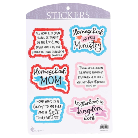 Sticker Homeschool Retro Collection