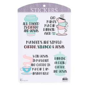 Sticker Coffee & Jesus Collection
