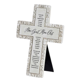 Tabletop Cross How Great Thou Art 10H
