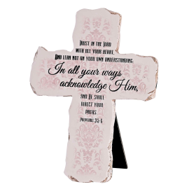 Tabletop Cross Trust In The Lord 7H