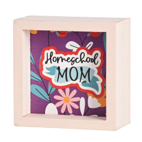 Tabletop 2 Sided Art Homeschool Mom 4x4