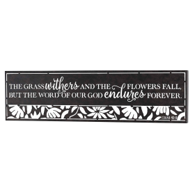 Wall Hanging Metal The Grass Withers